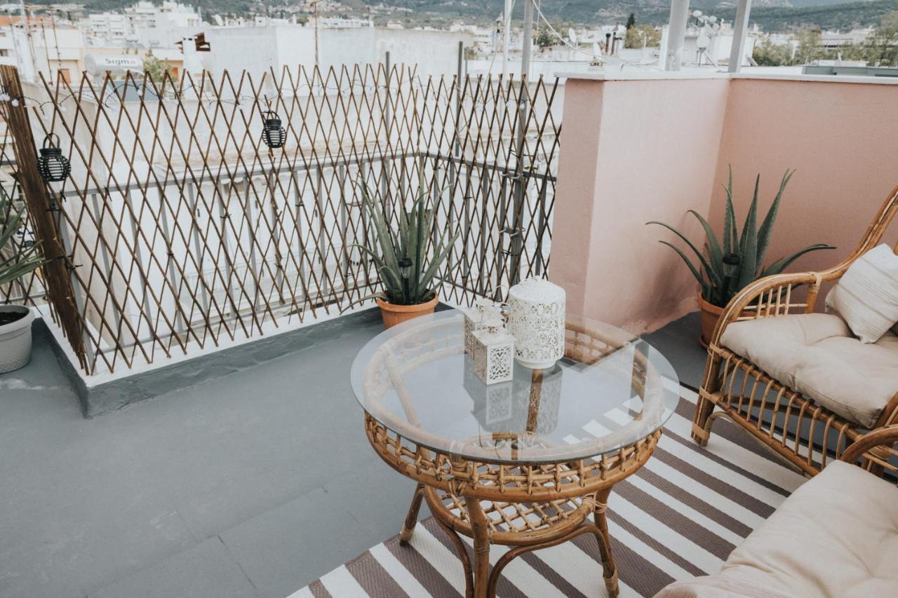 Appartement Bohemian Loft With View! à Vólos Extérieur photo